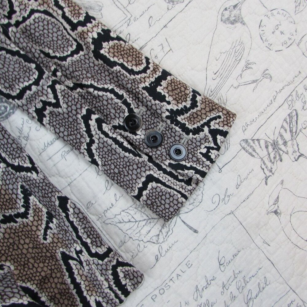 Euc Stretchy Cabi Python Blazer #3733 Snake Print… - image 5